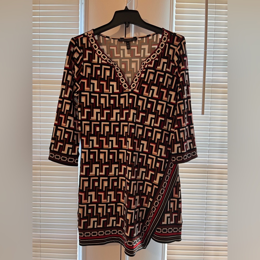 Multicolored WHBM tunic/dress, size medium.